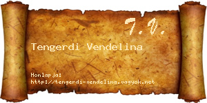 Tengerdi Vendelina névjegykártya